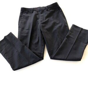 David Oliver Tailored Fit Charcoal Gray Dress Pants 8H